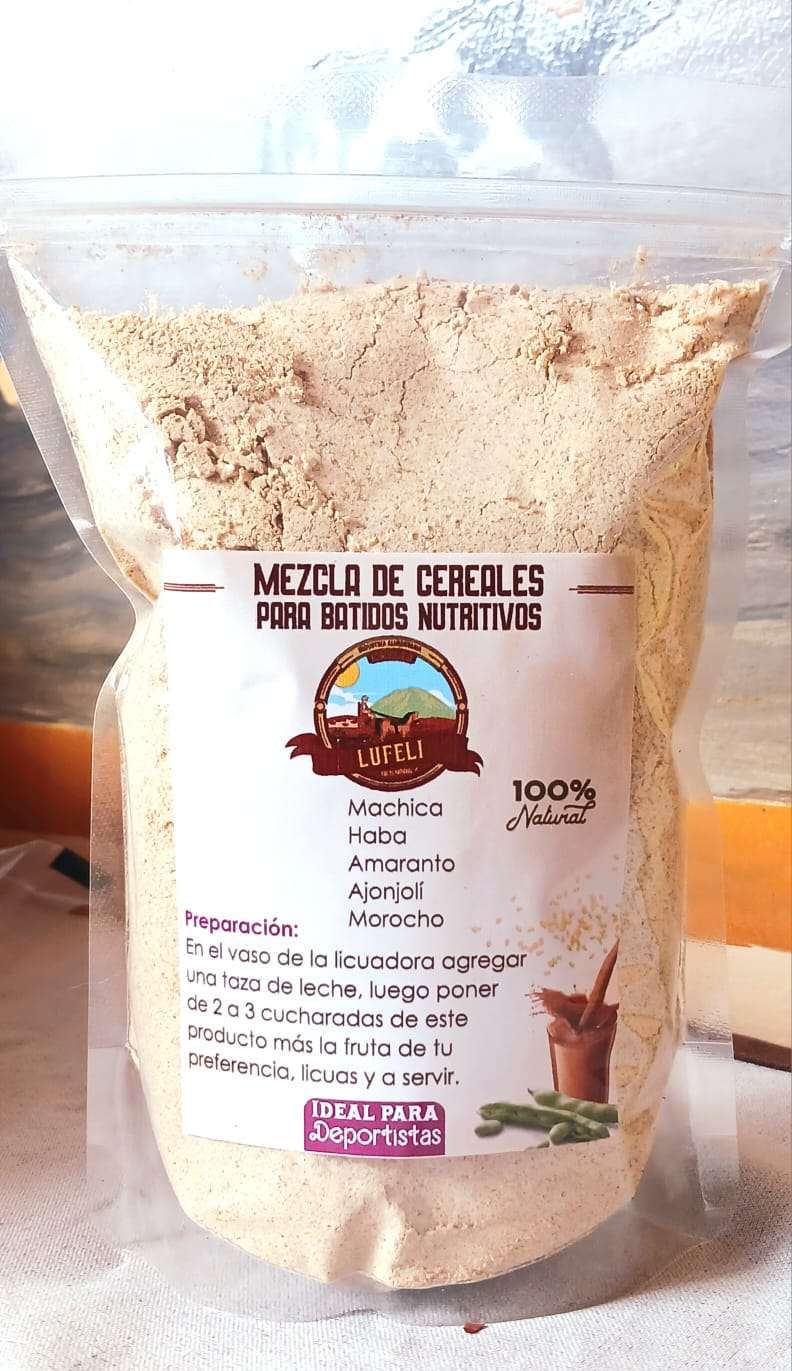 Mezcla en polvo de haba