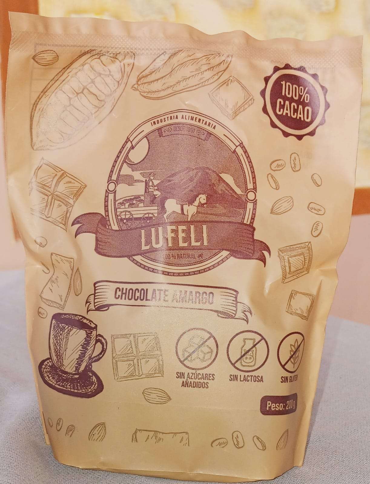 Chocolate amargo 200g